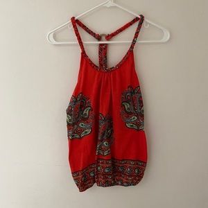 Epic Threads Paisley Halter Tank Top